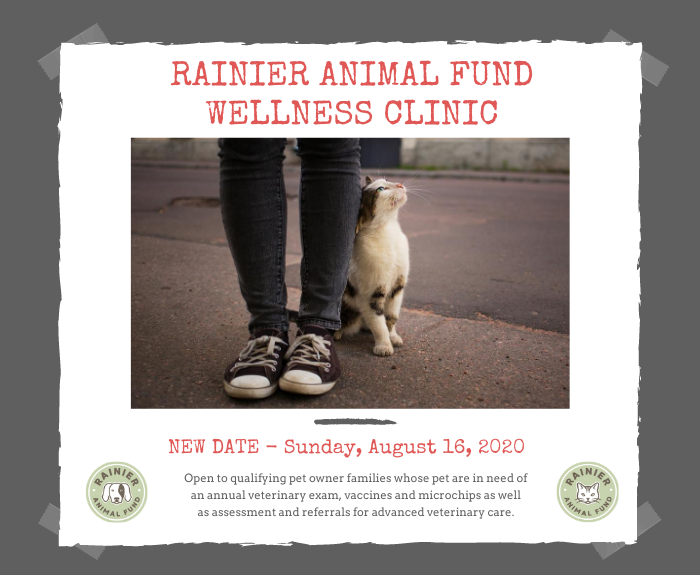 Rainier Animal Fund Wellness Clinic