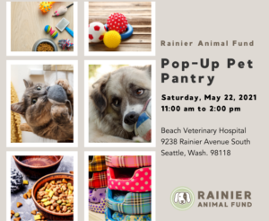Pop-Up Pet Pantry Rainier Animal Fund