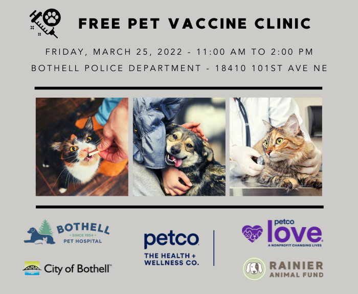 Free Pet Vaccine Clinic