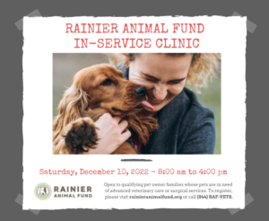 Rainier Animal Fund Clinic
