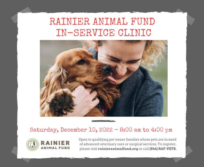 Rainier Animal Fund Clinic